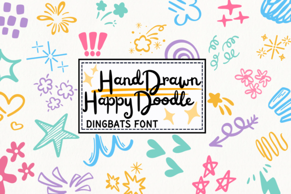 Hand Drawn Happy Doodle: A Font for Instant Joy
