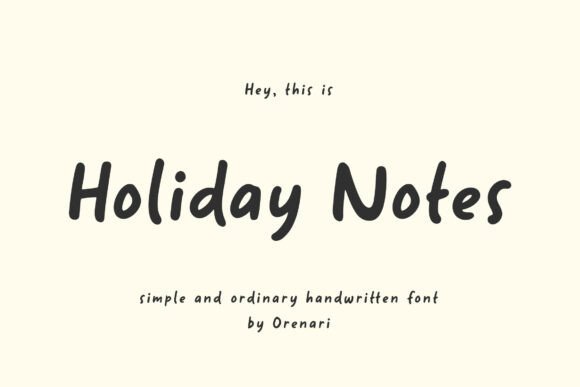 Holiday Notes: The Typeface That Feels Like a Friend