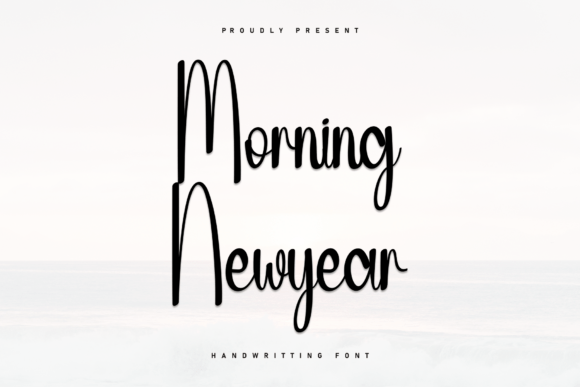 Morning Newyear: A Handwritten Font with Relaxed Style