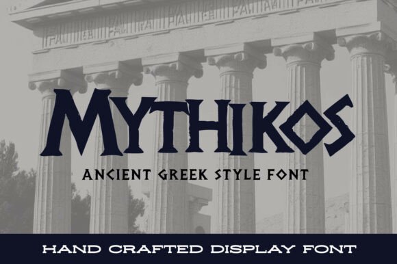 Mythikos: A Typeface Carved from Stone and Legend
