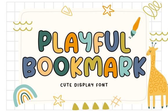 Playful Bookmark: The Creative Font for Bold Branding