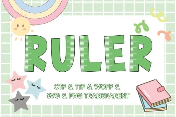 Ruler: A Color Font That Brings Playful Energy to Your Projects