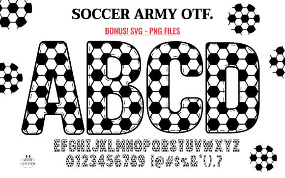 Soccer Army: The Typeface Built for Athletic Impact