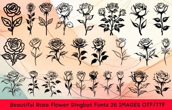 The Elegant Charm of Beautiful Rose Flower for Modern Design