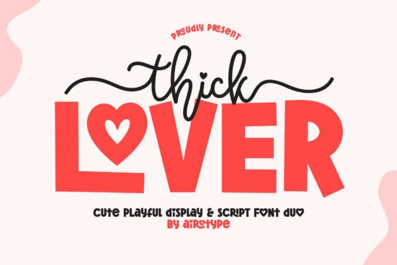 Thick Lover Duo: A Playful Font for Joyful Design