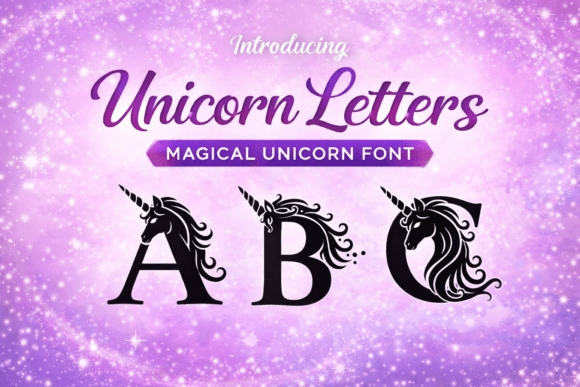 Unicorn Letters: Where Fantasy Meets Modern Typography