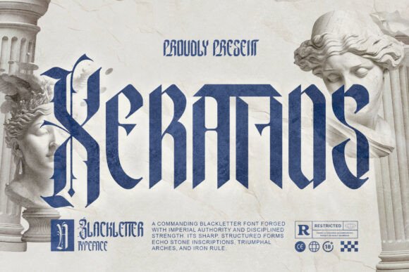 Xerathos: A Typeface Forged in Imperial Authority