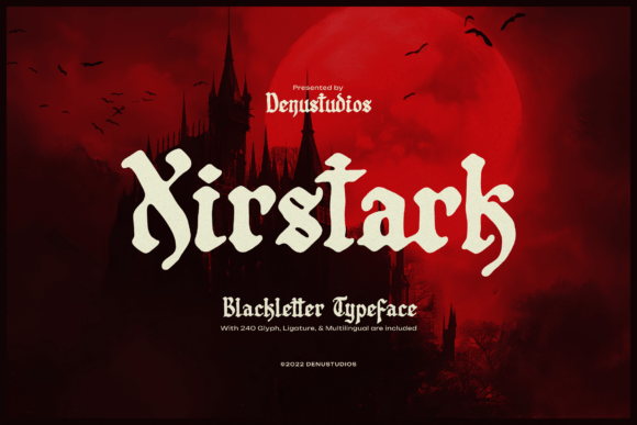 Xirstark: Unleashing Edgy Blackletter for Bold Branding